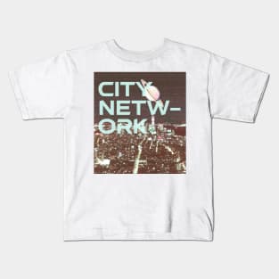 city network logo Kids T-Shirt